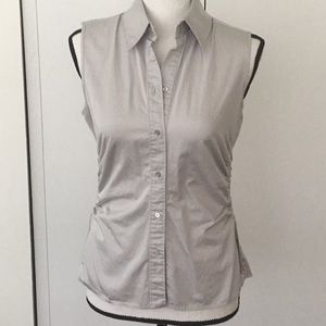 Hugo boss sleeveless.button down
